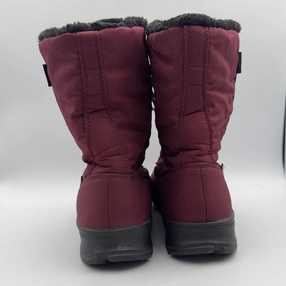 Kamik Brooklyn Womens 11 Winter Snow Boots Burgundy Waterproof DriDefense Tech